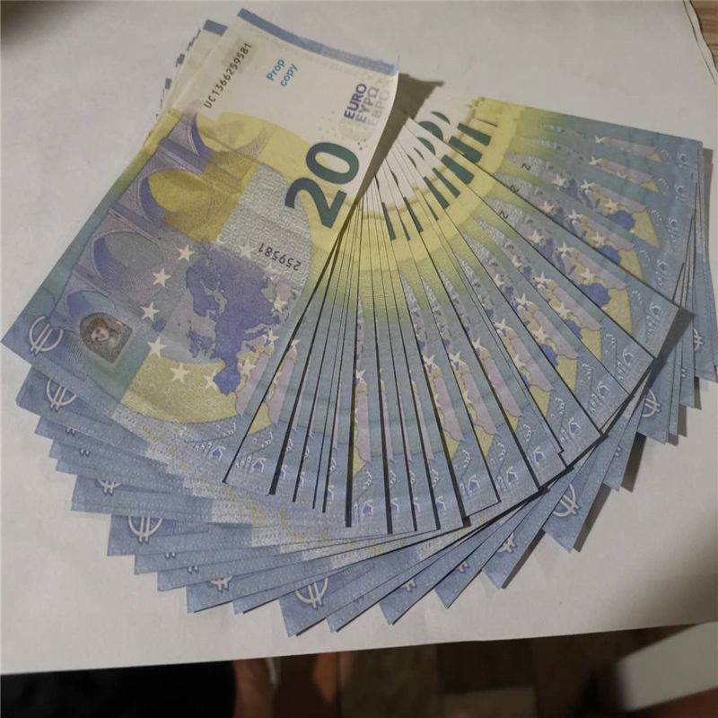 Posibilidades pálido triángulo 016 Simulación de falso Euro 20 billetes de euro, barra de juguetes, Cine y  Televisión de
