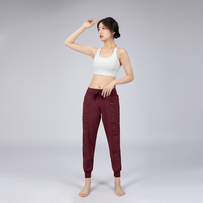 Gym Sport Ontspannen Dame Losse Yoga Broek Dames Training Joggers met  Pocket Fitness Track Leggings Sportkleding