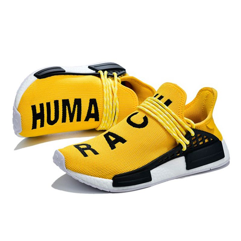 Pharrell Williams x Adidas NMD Human Race 2020 NMD R1 V2 tamaño grande de 12 NMD raza humana pálido desnudo BBC escocesa azul los zapatos NMD R1 V2 zapatillas de deporte