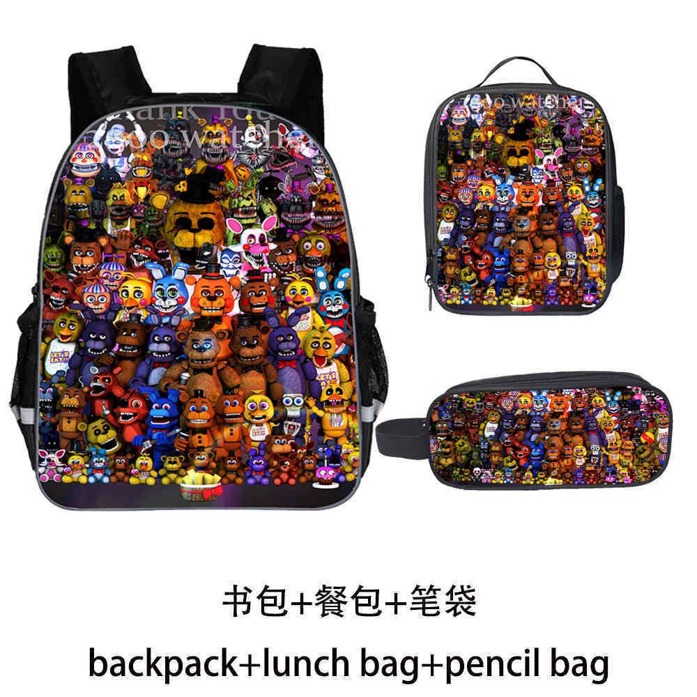 backpack and lunch bolsa