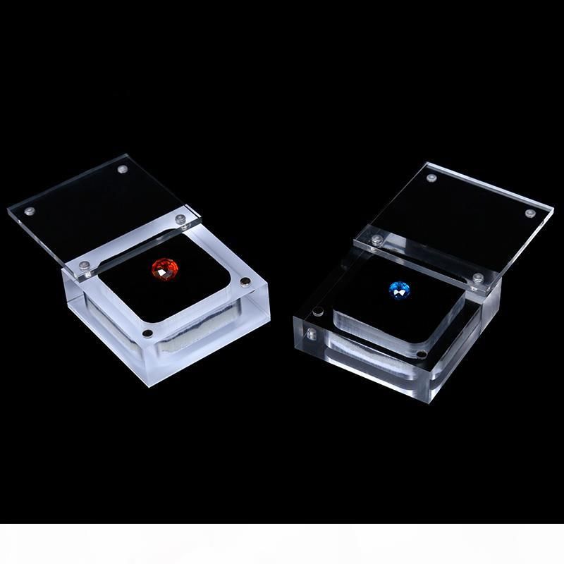 2021 Loose Diamond Beads Display Box With Cover Closure Clear