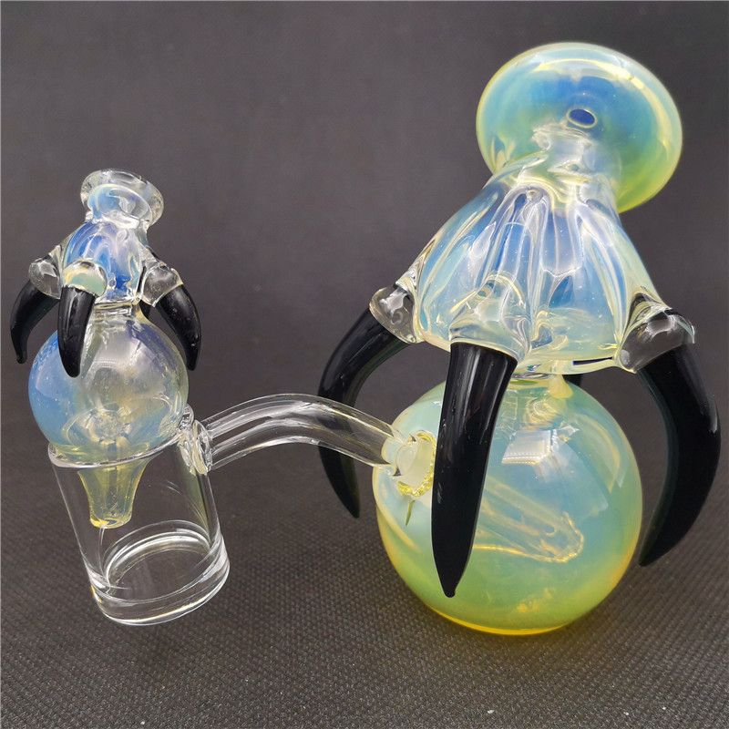 2021 Dragon Claw Orb Bong Pearl With 10mm 45 Degree Female Joint Black