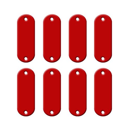 Red-51x19x1mm