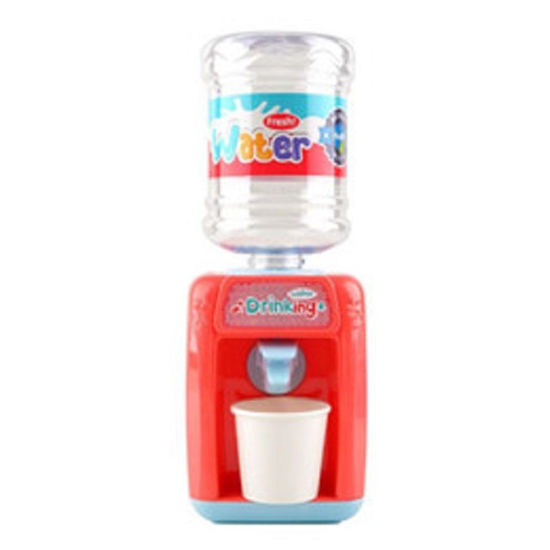 Mini yellow duck cute cartoon water dispenser for children boys and girls baby play house game Mini yellow duck cute cartoon water dispenser for children boys and girls baby play house game