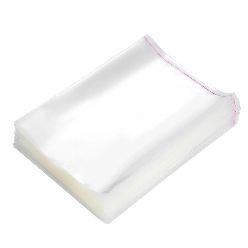 Large 100 Cookie  Gift Adhesive Seal Package Plastic Bag Cellophane 