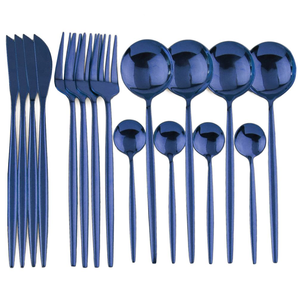 16pcs bleu