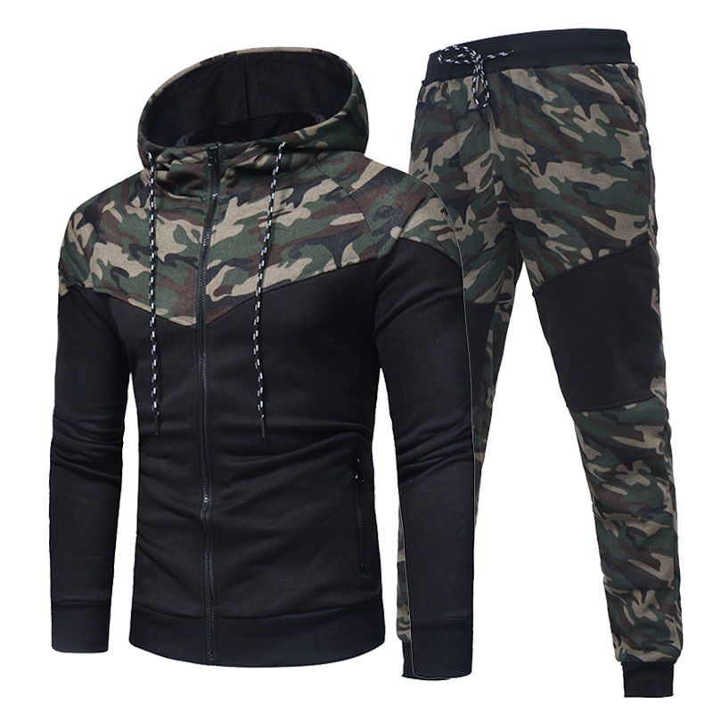 camo jogging suit