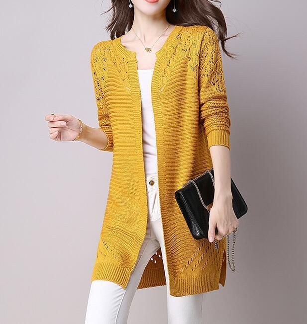 Cardigan jaune