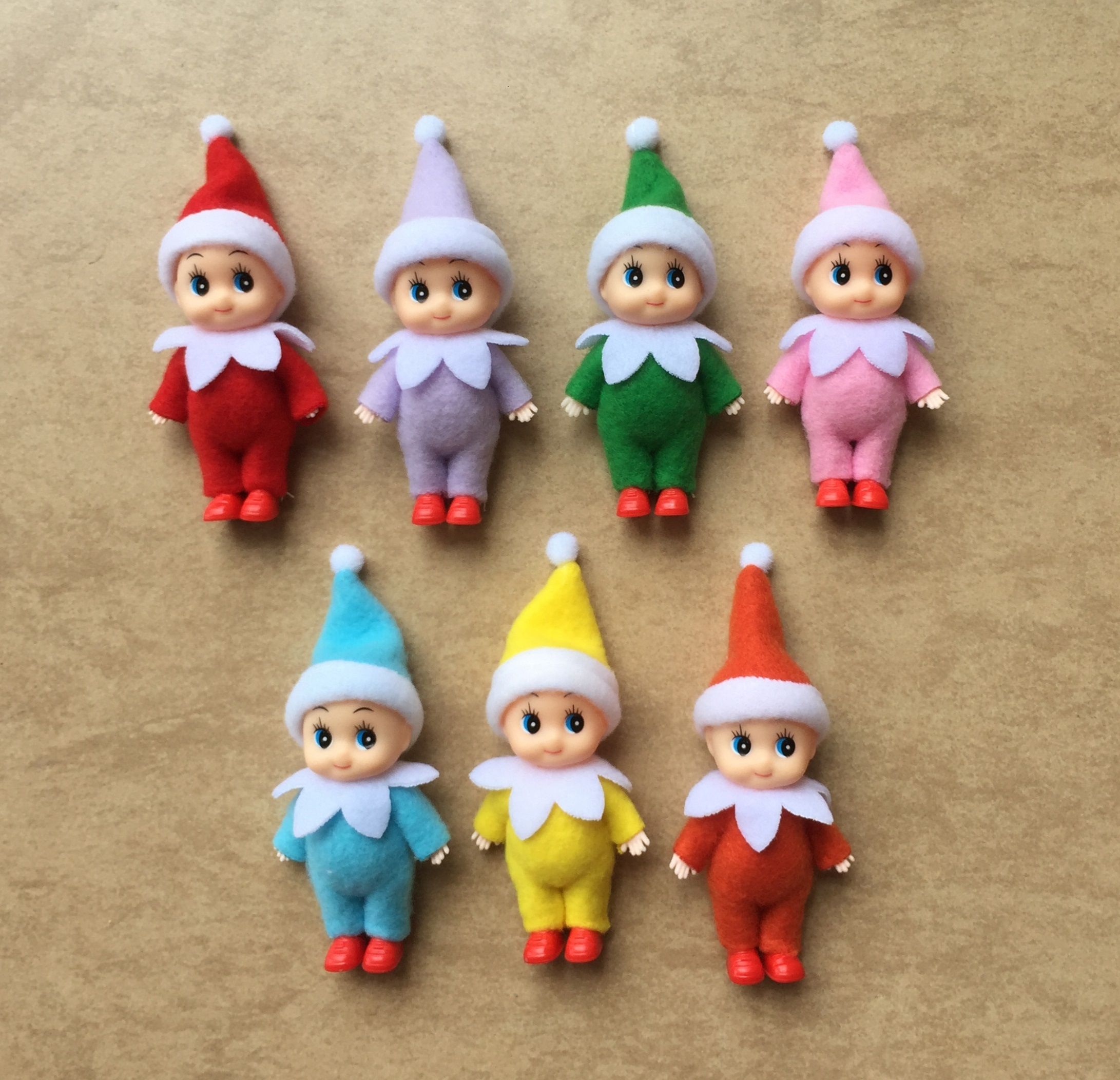 Free DHL Fedex /Baby Elf Dolls With Feet Shoes Elf Toy With Movable