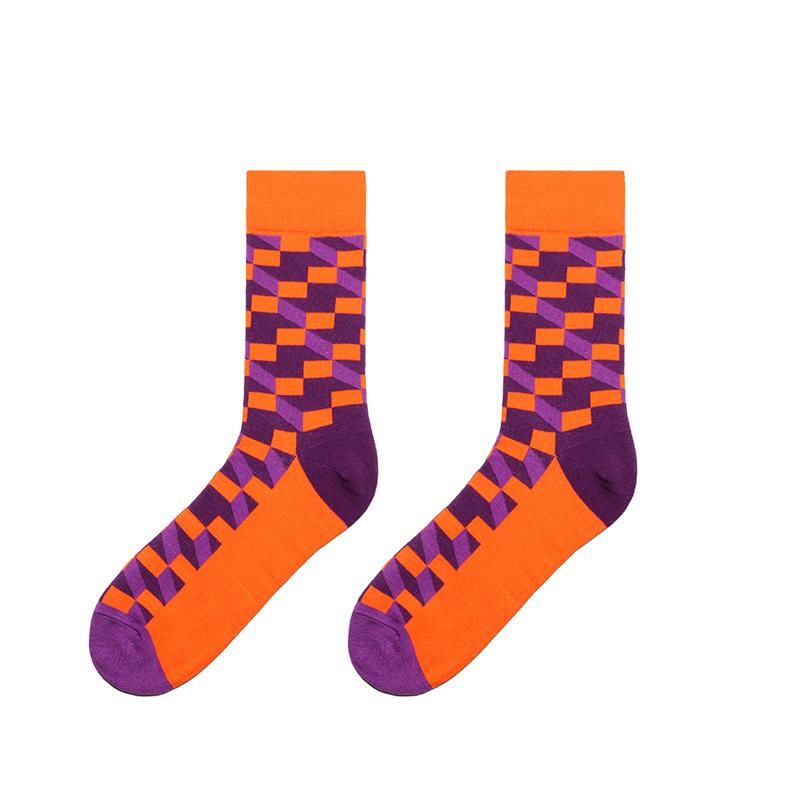 Orange and purple