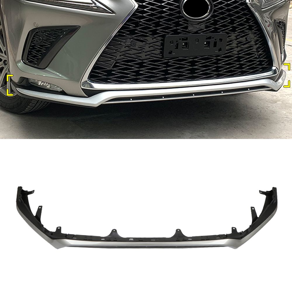 For Lexus NX 200 300 300h 2018 2020 Car Accessories Front Lip Chin