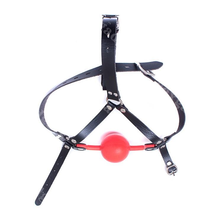 Large Play Ball Asl Kq0039 Harness Mouth Gags Sexual Bondage Gear For 