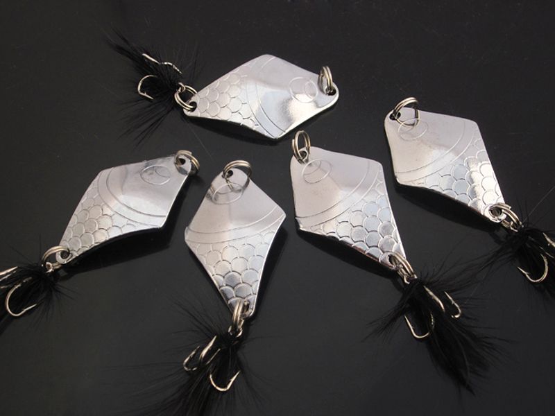 2020 Wholesale Fishing Spoons Lures Kit Crankbait Rooster Tail Spoon