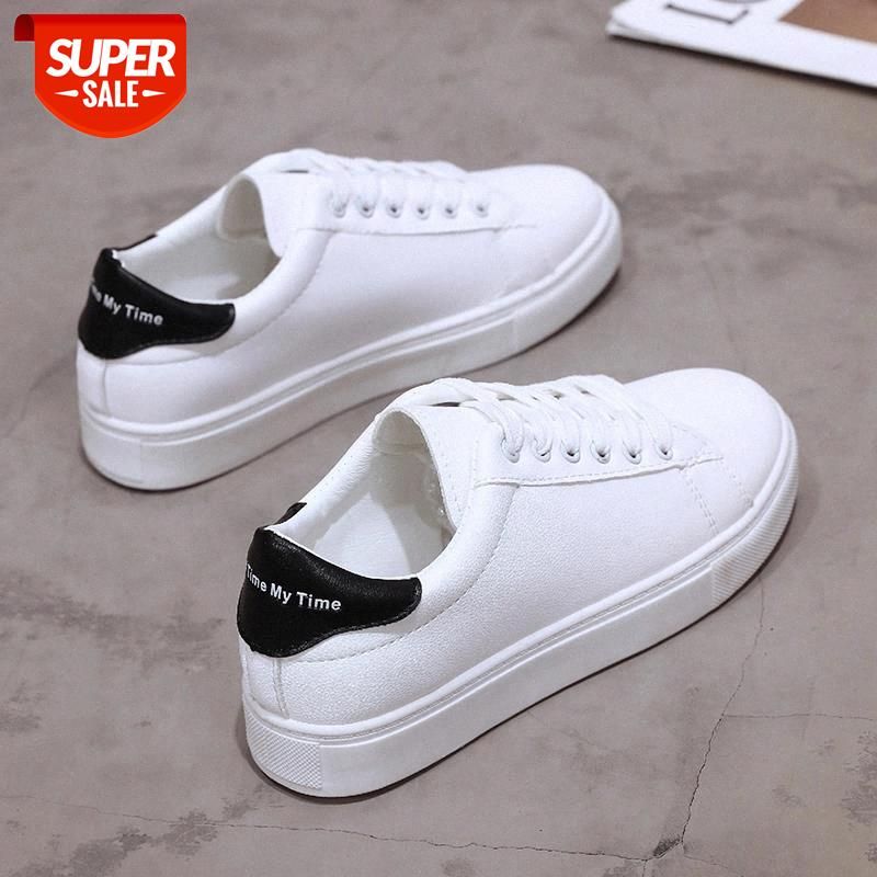 2021 Mode Platform Wit Vrouwen Schoenen Sneakers Ademende Gevulkaniseerde  Schoenen Vrouwen PU Lederen Platte Schoenen Lace Up Casual # Wl2f Van  Jcq001, 22,81 € |DHgate