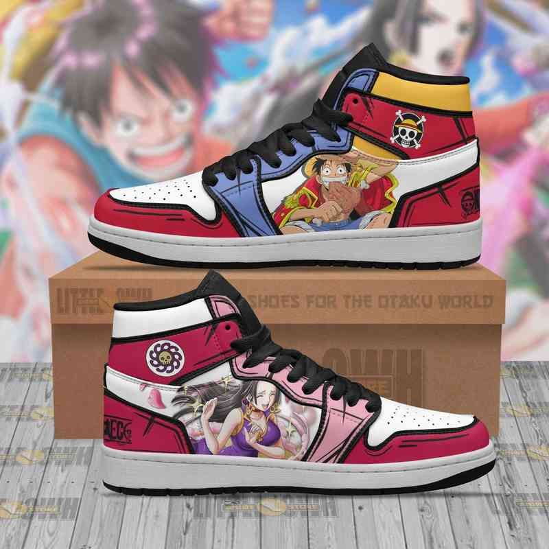 Compra Zapatos De Pareja De Lujo Zapatos Impresos Personalizados Luffy X  Boa Hancock Zapatillas De Arena De Anime Unisex Mens Sport Calzado DIY  Entrenadores Barato | Entrega Rápida Y Calidad | Es.Dhgate