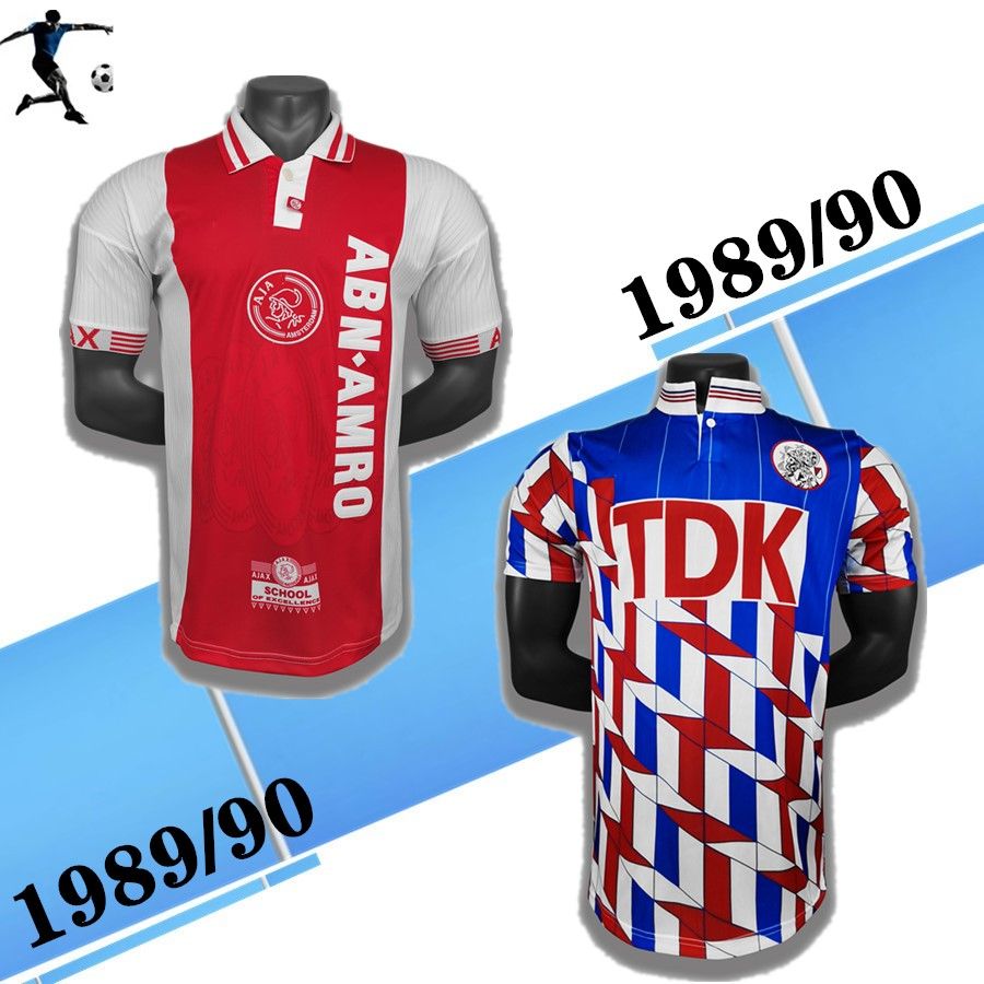 2020 1989 1990 Ajax Retro Home Away Soccer Jersey Bergkamp Vant Schip Blind Winter Roy Vintage 89 90 Classic Old Football Shirt From Mx2019jerseys 15 55 Dhgate Com