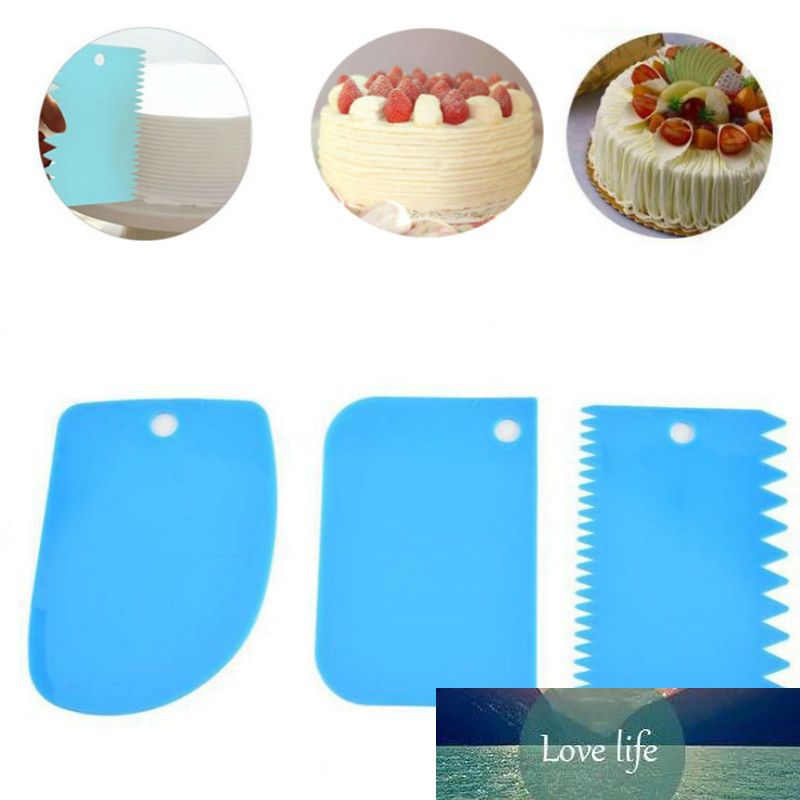 Plastic Dough Scraper Knife Smooth Cake Pastry Spatula Baking Tool All Sizes