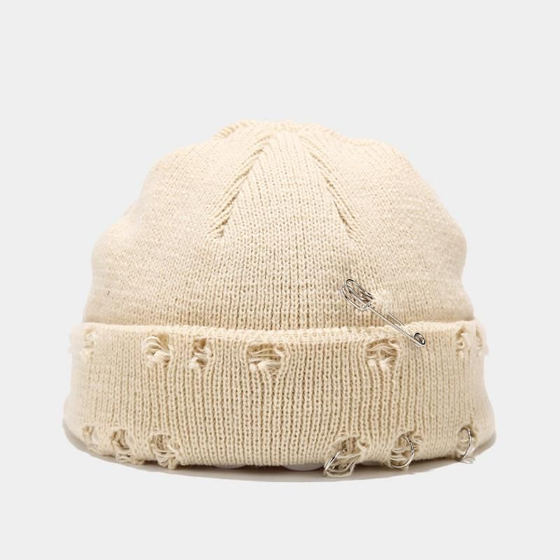 Beige beanie