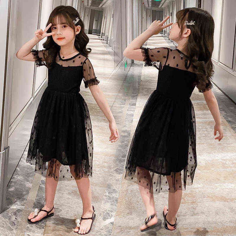 Verano negro encaje bebé niñas vestido niños malla princesa vestidos moda vestido de fiesta para niñas Verano negro encaje bebé niñas vestido niños malla princesa vestidos moda vestido de fiesta para niñas