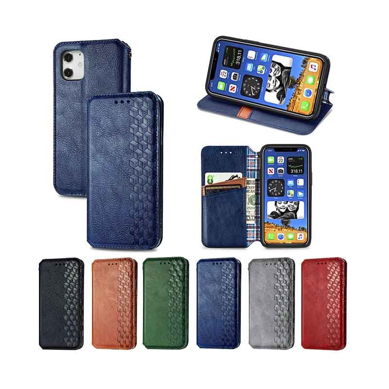 Premium PU Leather Closure Flip Cases For IPhone 12 Mini 5.4
