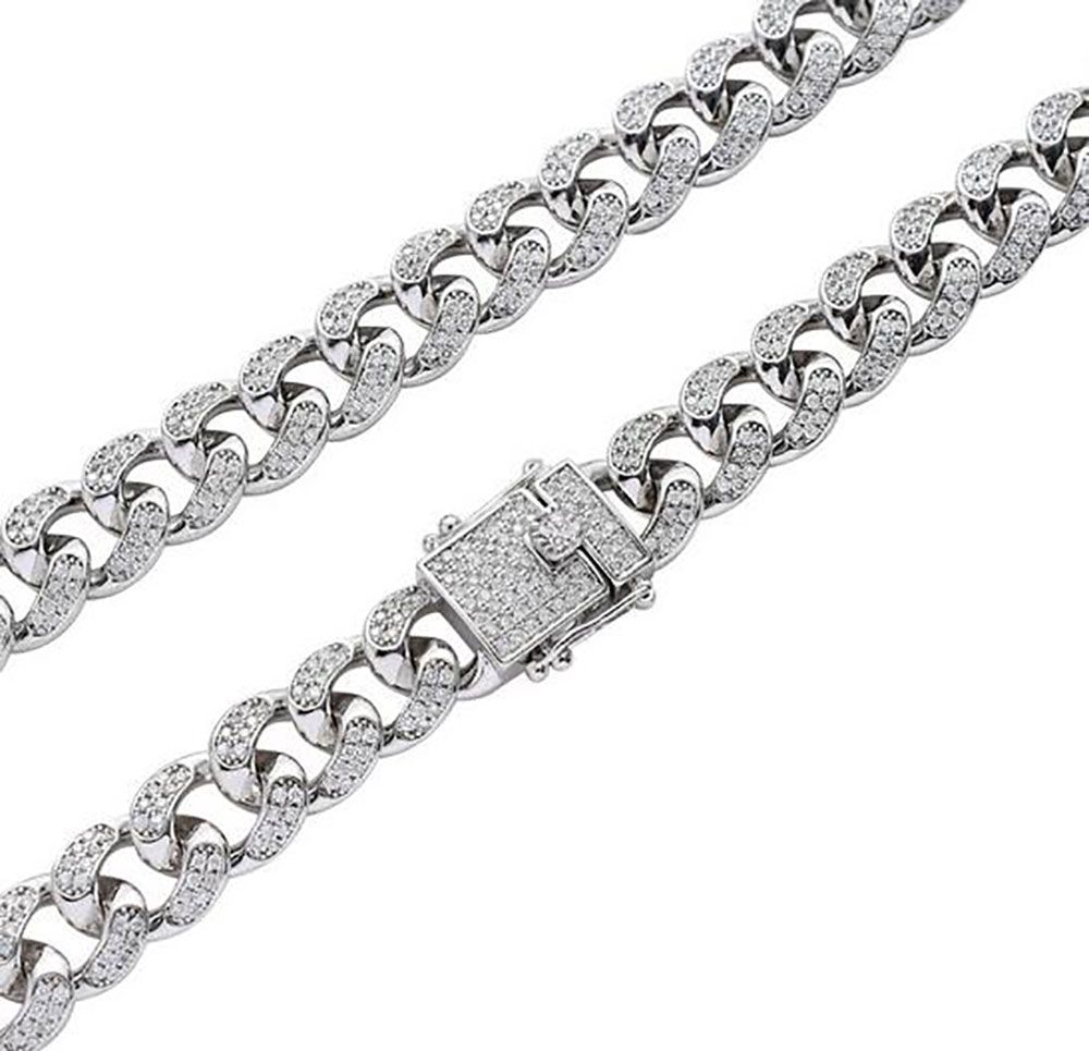 Solid Miami Cuban Diamond Lock Chain 21 Inches 18mm 526.0 Grams 66843: best  price for jewelry. Buy online in NY at TRAXNYC.