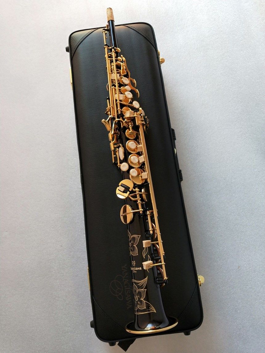 2020 New Yanagisawa S 901 Straight Soprano Saxophone Black Copper Bb
