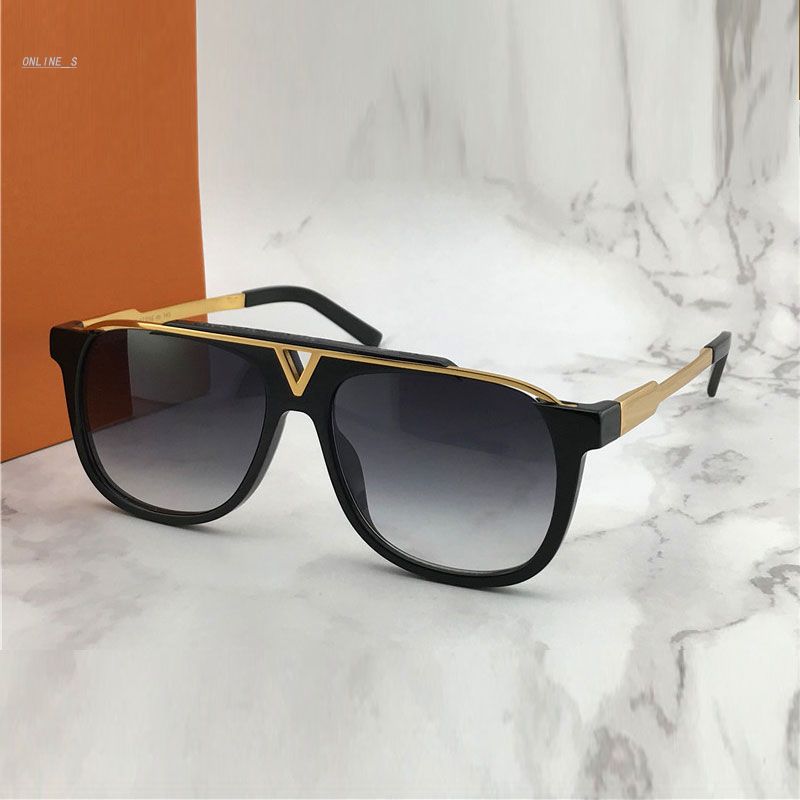 Louis Vuitton 8286 Moda De Lujo Tendencia Hombres Mujeres Marco Grande Gafas  De Sol Protección UV400