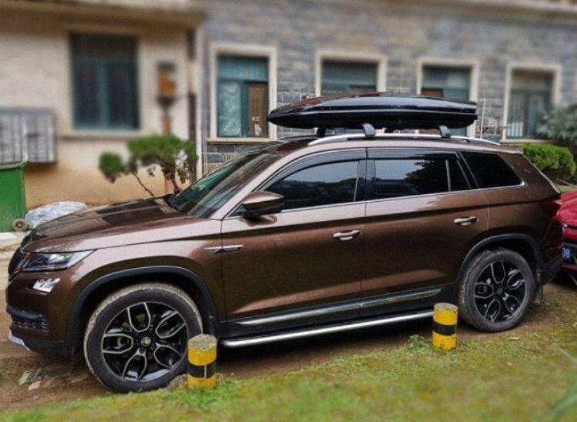 2020 Aluminum Alloy Installation Roof Rack Baggage Luggage Rail Cross Bar For SKODA KODIAQ 2017