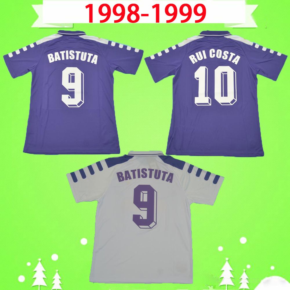 Grosshandel 1998 1999 Retro Fiorentina Fussball Jersey 98 99 Classic Vintage Florenz Maglia Da Calcio Weiss Lila Batistuta Rui Costa Football Hemd Von Shimaishimai 12 06 Auf De Dhgate Com Dhgate