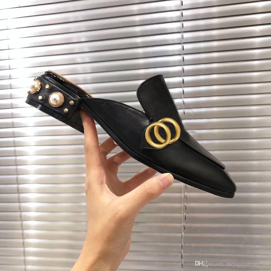 Black heel 3cm【With pearl】