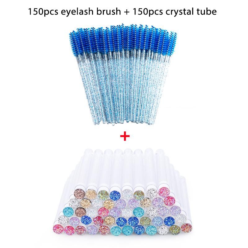 150pcs tube bleu