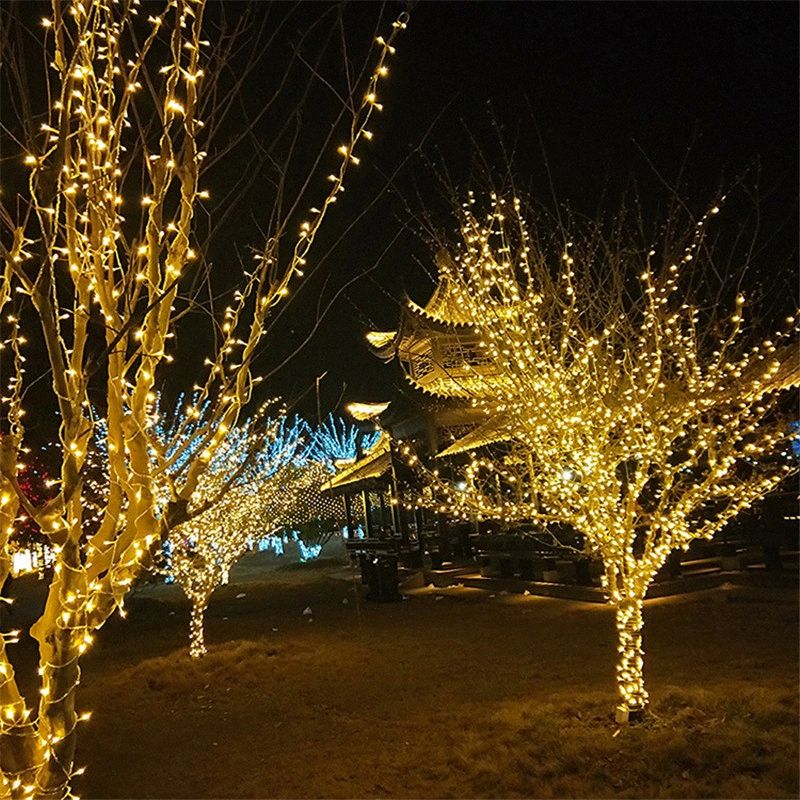 20M//25M WARM WHITE LED ROPE LIGHT CHRISTMAS DECORATION XMAS WEDDING FLASHING