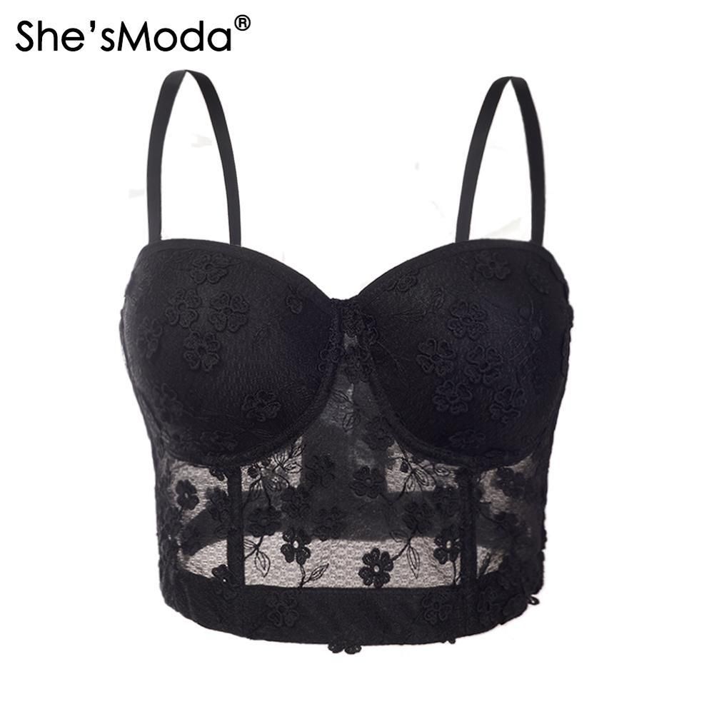 lace bustier bralette