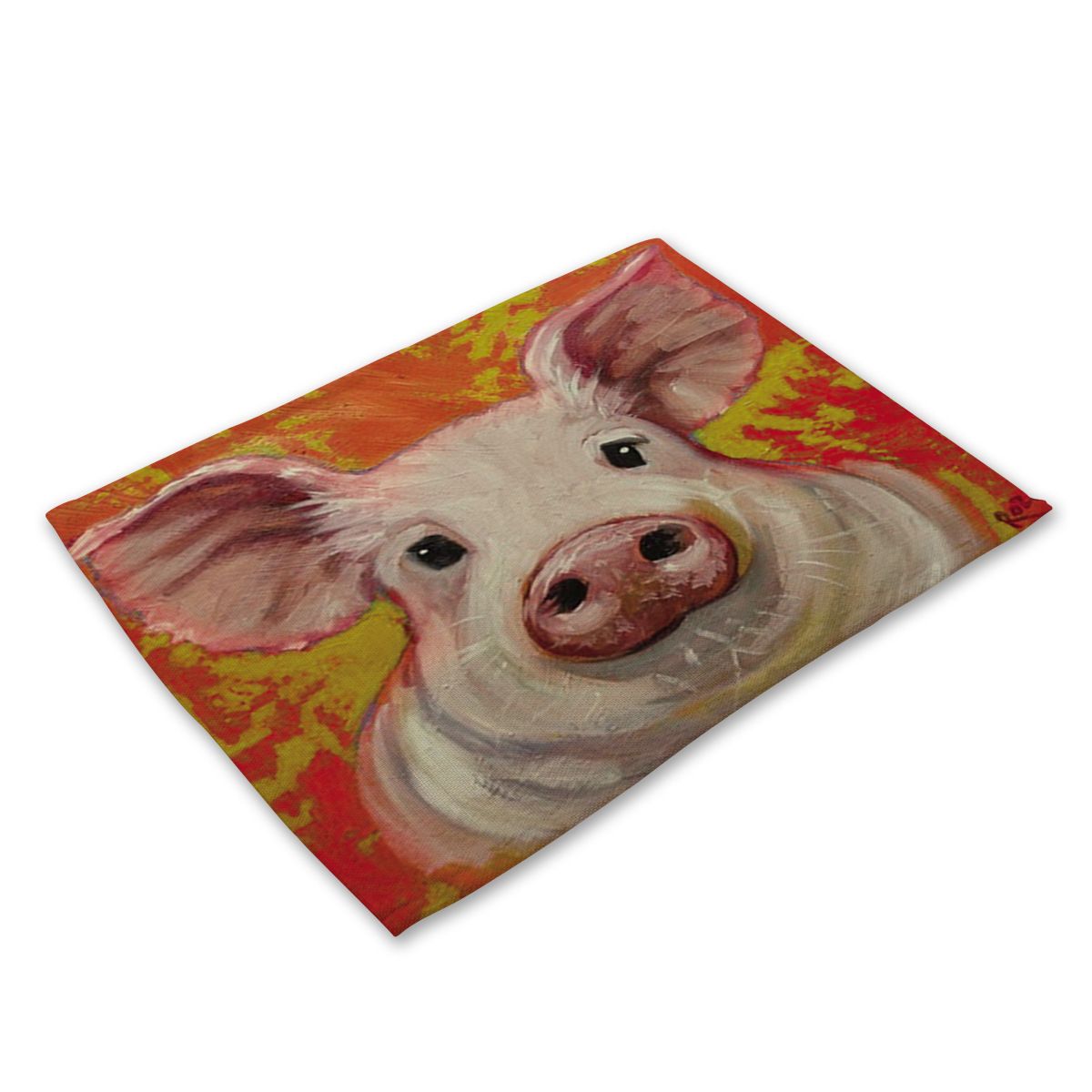 Carino Pig Stampa 14-circa 42cm x 32 centimetri