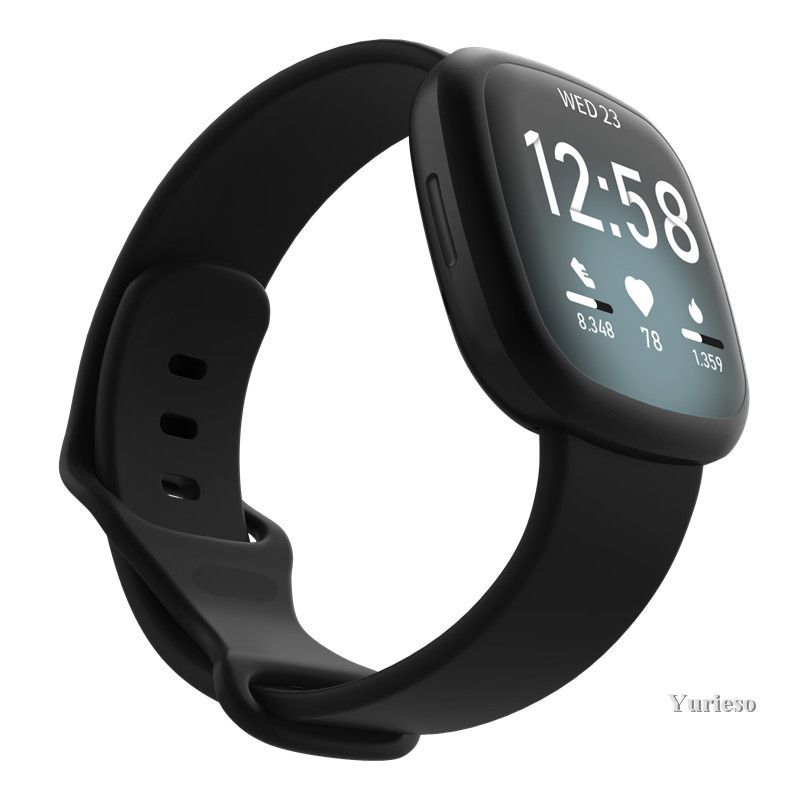 For Fitbit Versa 3 /Sense Silicone Strap Wristband Replacement