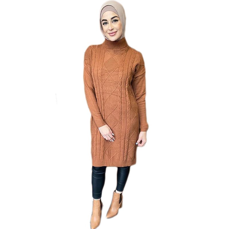 knitted abaya