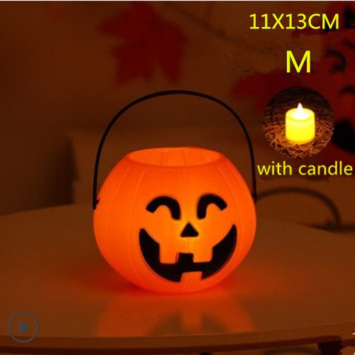 M with candle