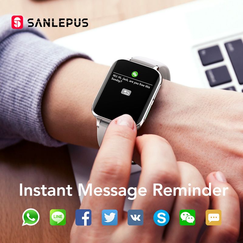 Compra Sanlepus 2021 New Smart Watch Men Women Bluetooth Call Watch  Waterproof SmartWatch Mp3 Player Para Oppo Android IOS Xiaomi Huawei Barato  | Entrega Rápida Y Calidad | Es.Dhgate