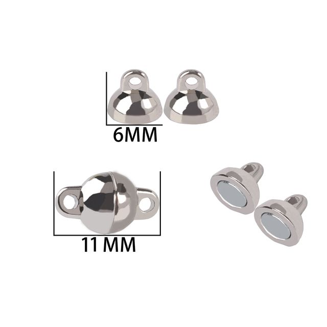 Renk: 6x11mm 10 takım gümüş