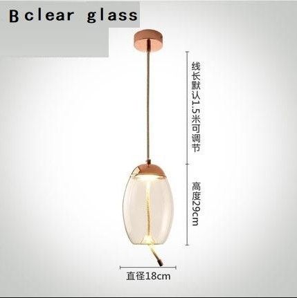 B clear glass