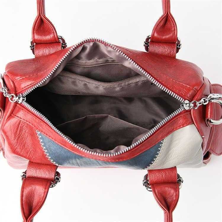 bamboo handle handbolsa