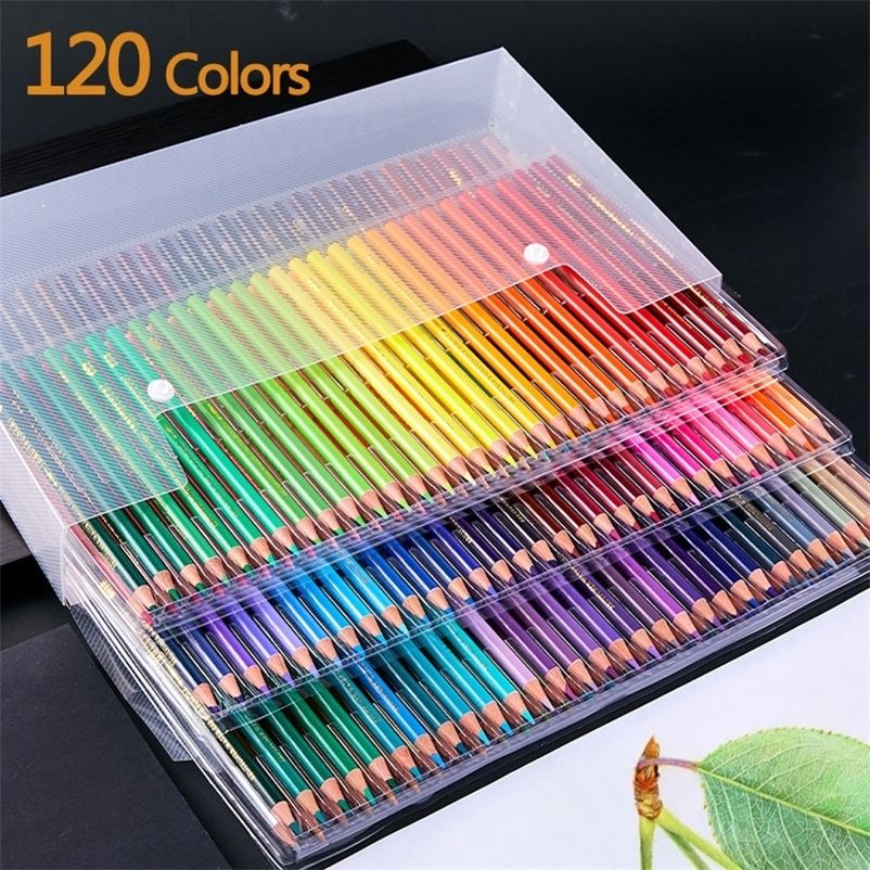 48/120 جهاز كمبيوتر شخصى رسم زيتي الرصاص مجموعة ملونة من أقلام
