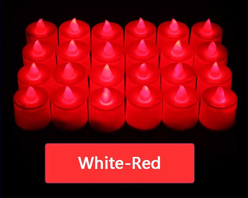 White shell-red light