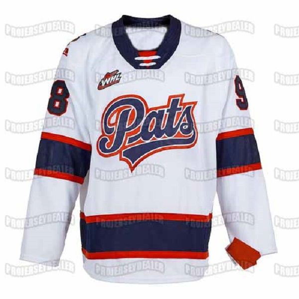 2021 WHL Regina Pats Hockey Jersey Connor Bedard Carter Massier