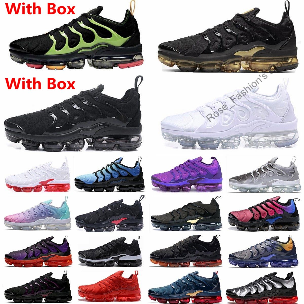 2021 New Sports Shoes TN Plus Running Shoe Triple Black 2020 Plus Men Women  Trainers Eggplant White Silver Volt Sz36 47 Cheap Price Sneakers Shoes  Sports Spikes Shoes From Rose_fashion, $30.28| DHgate.Com