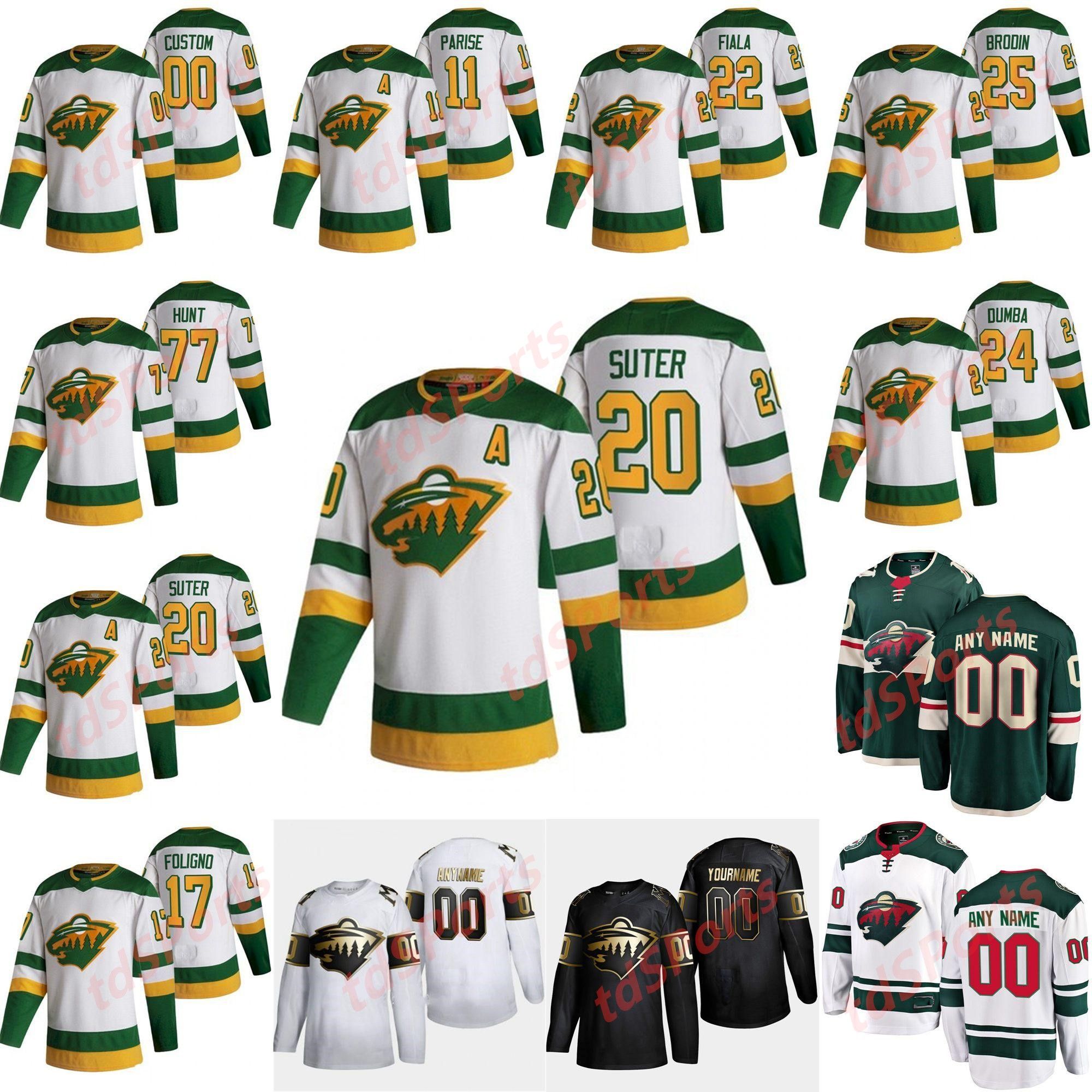 mn wild custom jersey