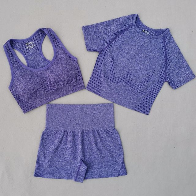 Purple 3 PCS Set