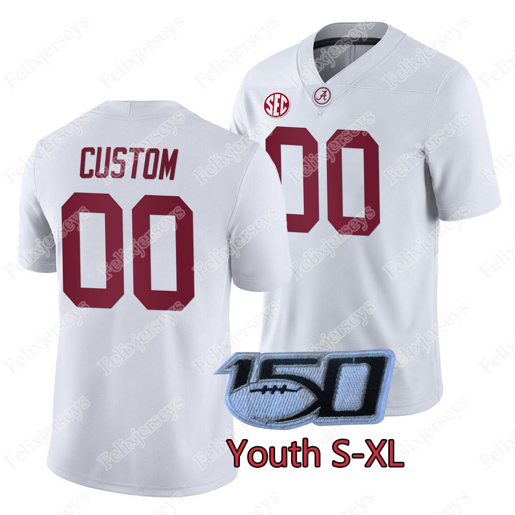 150th White Youth S-XL