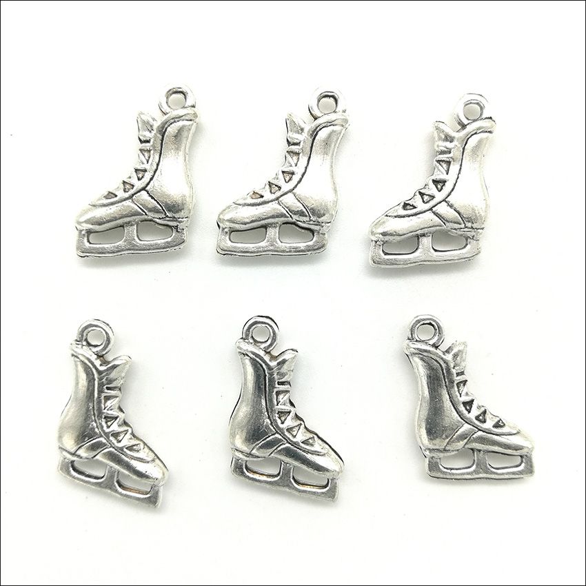 Antik silver - 100pcs