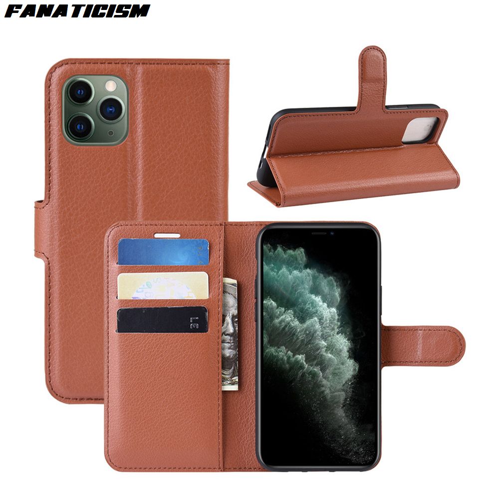 New Leather Flip Case For Iphone 12 Pro Max Silicone Case Wallet Cover